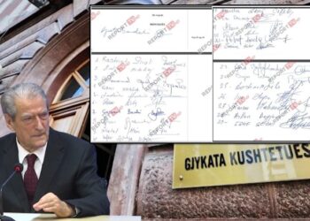 Dokumenti/ Ja firmat e 30 deputetëve që kërkojnë pezullimin e arrestimit të Berishës