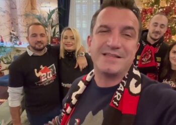 Tifozët “Kuqezi” e festojnë 20-vjetorin e themelimit, festë e madhe në Tiranë, Veliaj: Ejani festojmë së bashku