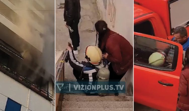 VIDEO/ Rëndohet situata nga zjarri në Lushnje, banorë dhe policë të asfiksuar, disa familje të bllokuara