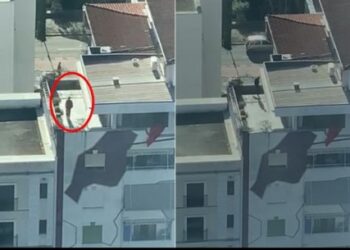 VIDEOLAJM/ S’ka ku të shkojë nga arresti, Berisha bën xhiro nëpër verandë