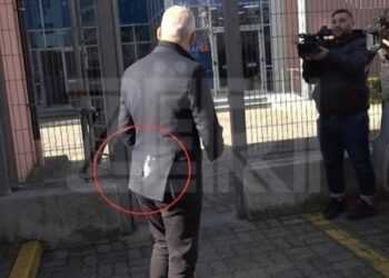 VIDEO / Po shkonte në gjyqin e Belerit, Dule qëllohet me vezë, qytetari: Do ikni si këlyshët e…