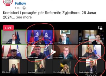 Dash Sula publikon foton: 1 bashkëkryetar dhe 4 anëtarë përfaqësojnë vetëm 7 deputetë të Kuvendit
