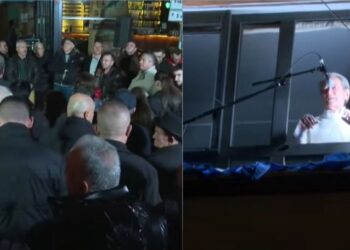 ‘Non grata’ e nën arrest për korrupsion, habit Berisha nga ballkoni: Jam luftëtar i antikorrupsionit. Kjo betejë ‘dhëmb për dhëmb’…!