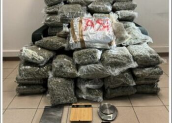 ‘Si nëpër filma’/ Vihen në pranga çifti i të rinjve me 66 kg drogë, ja si tentoi ta fshihte drogën 28-vjeçarja shqiptare
