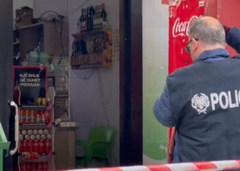 Grabitet gjatë natës një biznes në Fier, autori theu xhamin