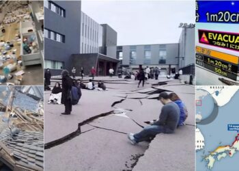 Japoni, paralajmërime për cunam/ Asfalt i çarë, shtëpi të shkatërruara, pamjet dramatike pas tërmetit