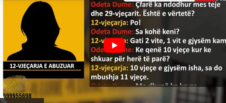 Historia tronditëse/ ‘Dy vjet e abuzuar seksualisht’, dëshmia e 12 vjeçares: 10 vjeçe e gjysëm isha, sa do mbushja 11 vjeçe kur…!