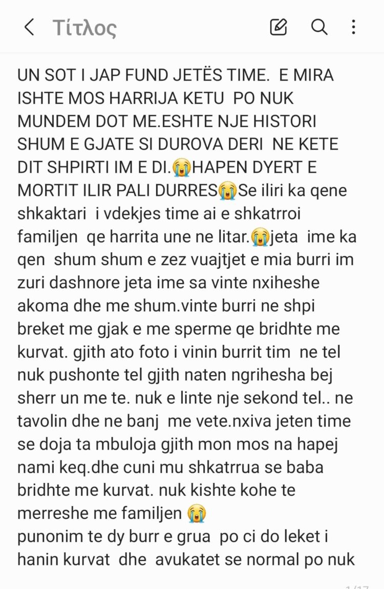 “Këtu burrat flenë gjumë, gratë bëjnë qejf me tim shoq”/ I dha fund jetës, si Bardha Pali tradhtoi bashkëshortin për t’u hakmarrë