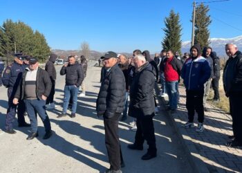 15 mijë tonë mollë pa shitur, fermerët e Korçës në protestë: Importi nga Serbia na ka dëmtuar