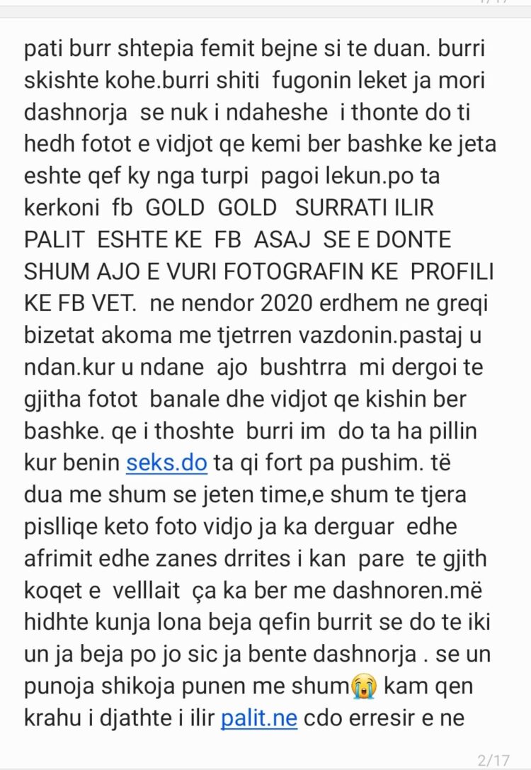 “Këtu burrat flenë gjumë, gratë bëjnë qejf me tim shoq”/ I dha fund jetës, si Bardha Pali tradhtoi bashkëshortin për t’u hakmarrë