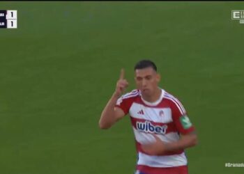 Uzuni i dhuron Granatës barazimin me Almerian, arrin në kuotën e 7 golave njësoj si yjet e Realit dhe Barcelonës, Vinicus dhe Torres