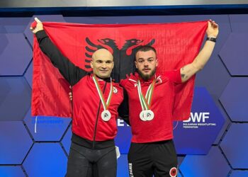 Shqipëria merr 3 medalje argjendi në Kampionatin Europian të Peshëngritjes