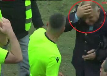 Ndërpritet ndeshja në Kukës, pas golit të dytë të Erzenit tifozët mësyjnë në fushë dhe godasin policin