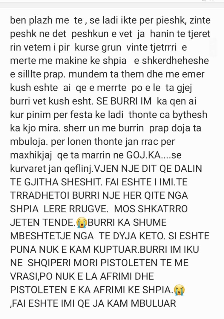 “Këtu burrat flenë gjumë, gratë bëjnë qejf me tim shoq”/ I dha fund jetës, si Bardha Pali tradhtoi bashkëshortin për t’u hakmarrë