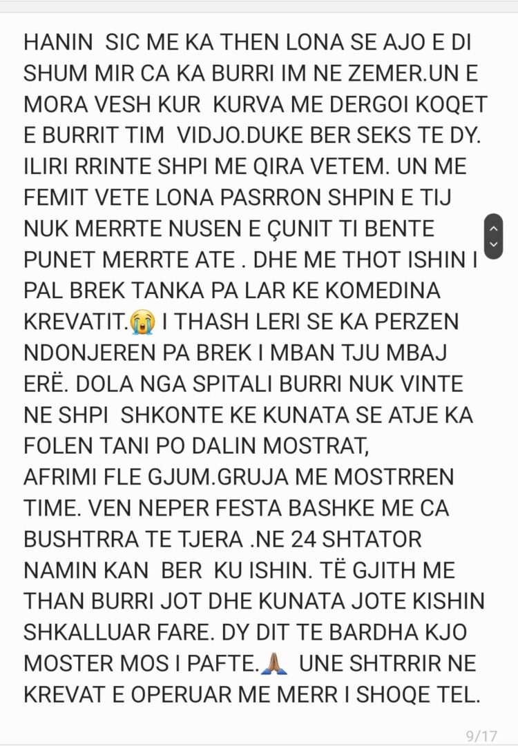 “Këtu burrat flenë gjumë, gratë bëjnë qejf me tim shoq”/ I dha fund jetës, si Bardha Pali tradhtoi bashkëshortin për t’u hakmarrë