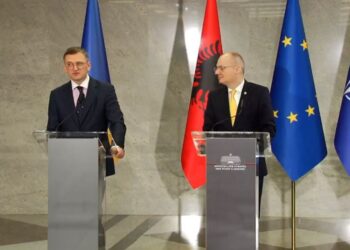 Ministri i Jashtëm ukrainas nga Tirana: Të shtohet trysnia ndaj Rusisë!; Hasani: Brenda vitit hapim ambasadën në Kiev