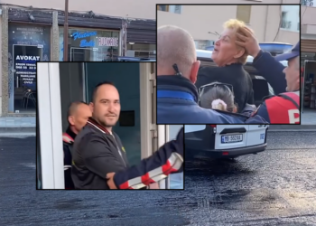 VIDEO/ Mësonte nipin të shante në Tik Tok dhe përfitonte ekonomikisht, Natasha pasi doli nga gjykata: Jam gjyshe heroinë