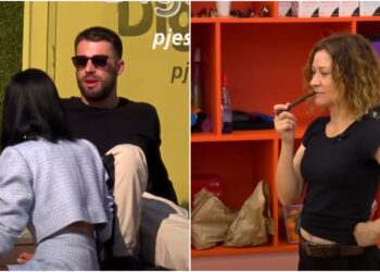 VIDEO/ “E kanë mësuar që t’ia palosin brekët”, banoret e ‘BBVIP’ tallen keq me Meritonin: Thuaji mami Ilnisës që të lajë pjatën