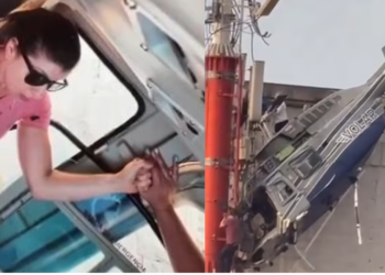 VIDEO/ Helikopteri humbi kontrollin teksa ishte në fluturim: Si arritën të mbijetonin pasagjerët! Publikohen momentet e tmerrit