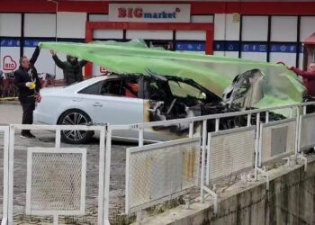 Shpërthim i fuqishëm në Shkodër, shkatërrohet automjeti, policia në vendngjarje