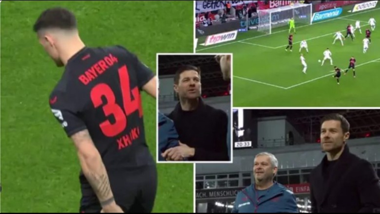 VIDEO/ Xhaka i ‘mashtroi’ të gjithë tifozët me festimin që bëri pas golit, frika e Xabi Alonsos bëhet virale