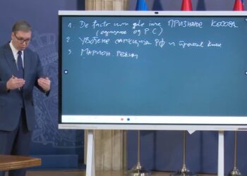 Bashkëshorti i i Vjosa Osmanit shpërthen ndaj Vuçiç: Kryetar shteti analfabet, ish-mjet propagande për kasapin e Ballkanit