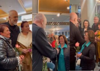 VIDEO / “Nuk ka lule që ua merr nurin grave”, Rama dhuron trëndafila rozë për 8 Mars