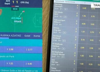 Emrat/ Vendosnin baste sportive të paligjshme përmes telefonave, 4 të arrestuar në Tiranë