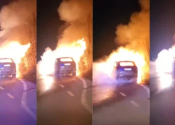 Prag-tragjedie: Përfshihet nga flakët “Range Rover”-i në rrugën Fier-Seman, dyshohet se…!