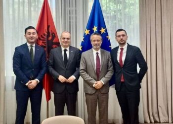 “Janë histori suksesi”, Hasani takon dy deputetët suedezë me origjinë shqiptare: Jemi krenarë për ta