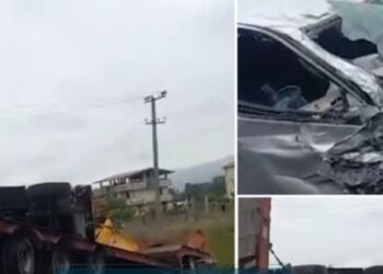 Makinat bëhen copë-copë, aksident masiv te Kthesa e Rinasit