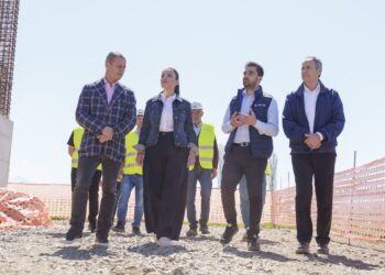 Balluku inspekton punimet për ujësjellësin e ri të Shënkollit në Lezhë