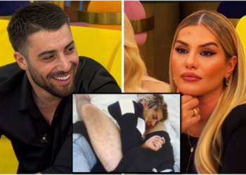 VIDEO/ Momente intime mes çiftit, Ilnisa i fut dorën poshtë pantallonave Meritonit. Nuk përmbahet…!