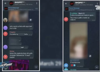 Foto e video intime të vajzave shqiptare e të miturve! Grupi në Telegram bën namin. Autoritetet nuk e mbyllin dot