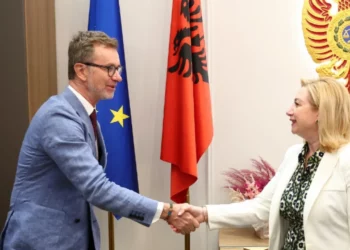 Ambasadori i BE, takim me kryetaren e Kushtetueses Holta Zaçaj: Institucion kyç për demokracinë në Shqipëri