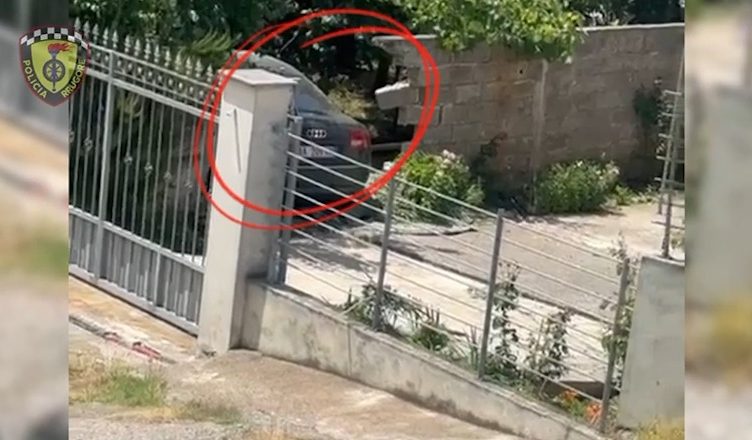 Shoferi i droguar përfundoi në oborrin e një shtëpie, prangoset nga Policia e Tiranës