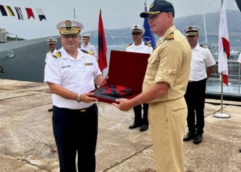 Forca Detare shqiptare dërgon anijen e dytë në operacionet e NATO-s