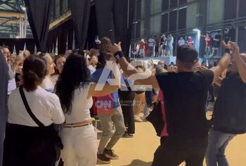 VIDEO/Takimi i Ramës në Greqi, emigrantët shqiptarë ia marrin valles