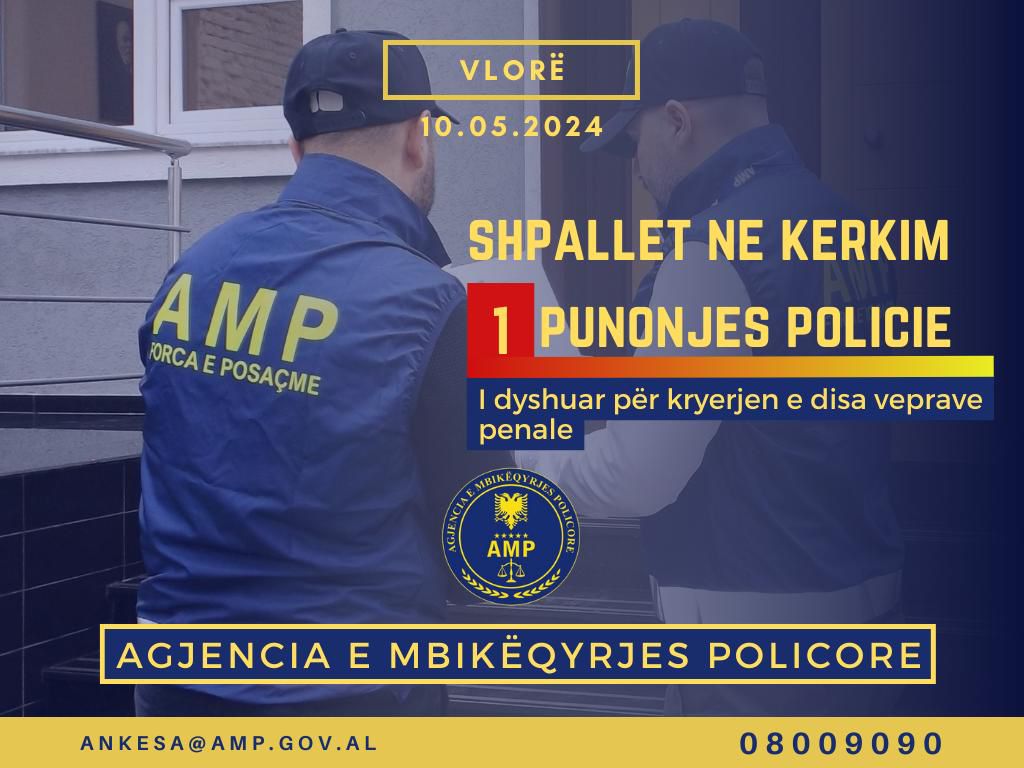 Emrat/ E paprecedentë: Polici në Himarë përndjek kolegen, e përplas me makinë e largohet! AMP e shpall në kërkim