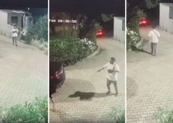 VIDEO/ Kthehet me vrap e qëllon 3 herë nga këmbët e largohet i qetë, momenti kur i riu plagoset nga kushëriri në Durrës