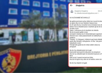 “Gjaku i mësuesve do të derdhet në shkolla”, një e-mail alarmon Policinë e Tiranës: Armiqtë e Allahut do t’i…