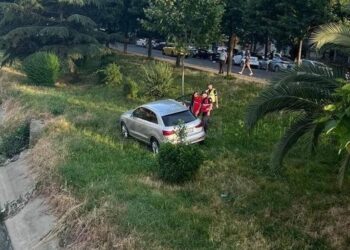 Makina del nga rruga dhe përfundon në Lanë, humb jetën shoferi