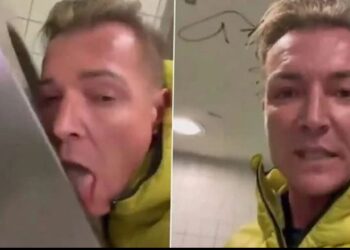 Emri/ Politikani shfaqet duke lëpirë tualetet publike, video bëhet virale