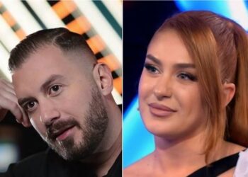 VIDEO/ Çfarë po ndodh mes dyshes? E ftuar në ditëlindjen e Meritonit, Vesa nuk i lëshon dorën Romeos edhe në prani të Heidit