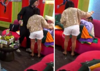 VIDEO/ “Grua banale, e fëlliqur dhe e pisët”, tension mes Eglës e Rozës, agravon gati në përplasje fizike: Mos prek me dorë moj vajzë