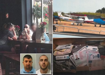 FOTOT/ Dy trafikantët shqiptarë me avion të vogël e ‘punishte pasaportash’ sillnin dhjetra emigrantë ilegalë në Angli