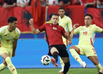 Shqipëria në disavantazh, shënon Spanja