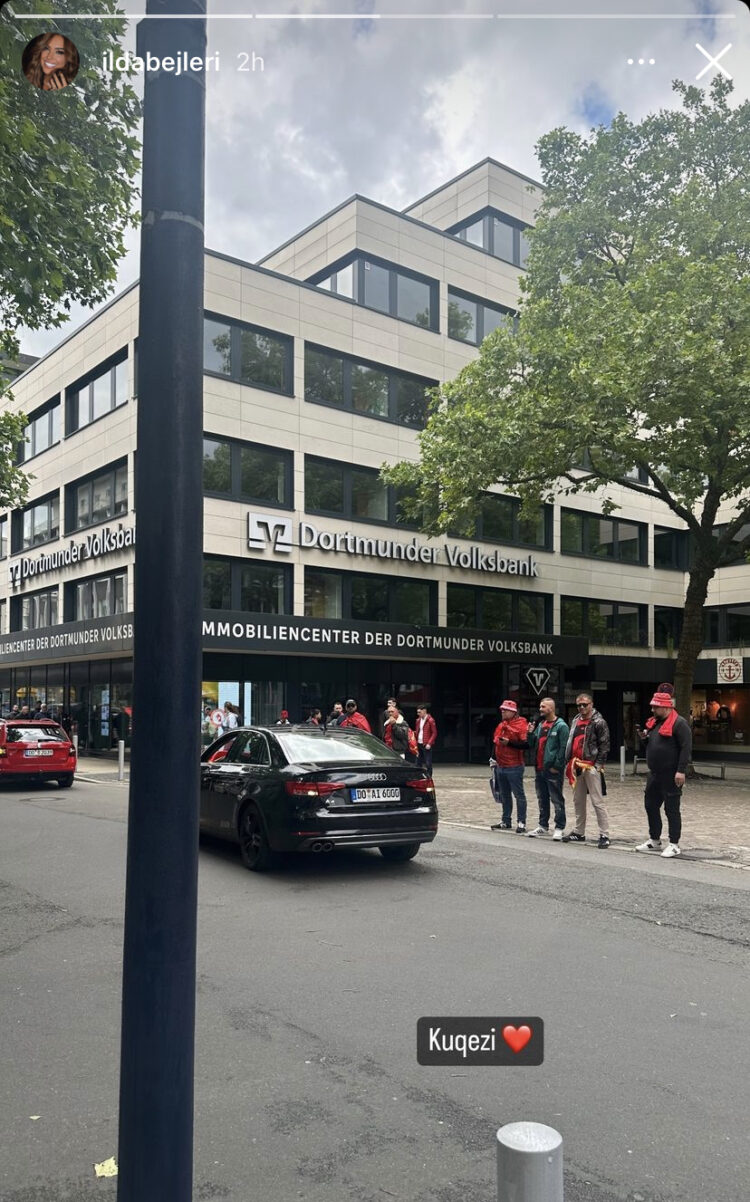 Nga Noizy tek Arbana Osmani, kush ishin VIP-at që mbështetën Kombëtaren në Dortmund