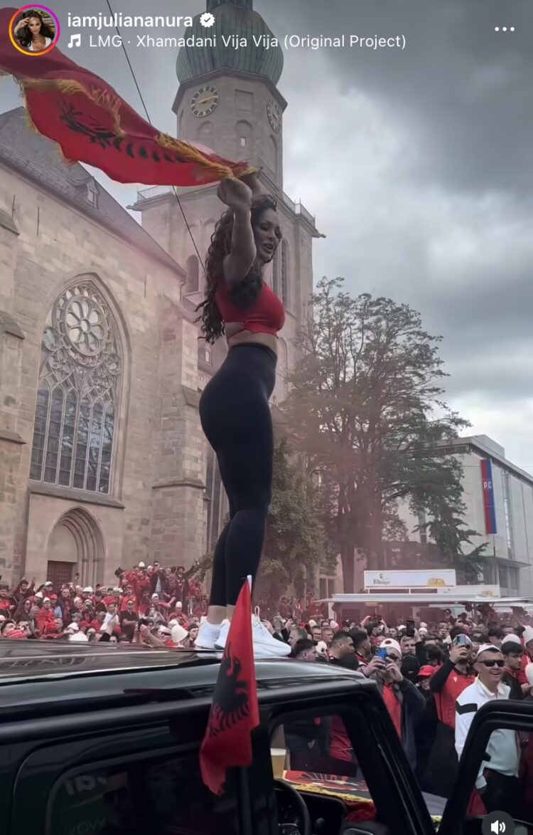 Nga Noizy tek Arbana Osmani, kush ishin VIP-at që mbështetën Kombëtaren në Dortmund