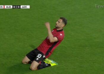 Supergol i Nedim Bajramit, Shqipëria në avantazh ndaj Azerbajxhanit